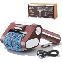 Cordless Electric Grill Cleaner Brush with LED, Rechargeable 304 Stainless Steel BBQ Power Scrubber for All Grills
