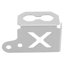 Protezione per il Serbatoio del Liquido Freni Posteriore per Motociclette per Loncin per Voge DS625X DS525X AC525, Colore Argento.