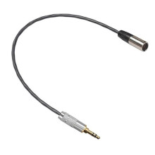Cavo Audio da 3,5 mm Maschio A  XLR A 3 Pin Maschio, Cavo Audio per Cuffie da 3,5 mm A  XLR Maschio per Dispositivi Audio, 2 Metri.