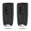 2pcs Replacement Garage Door Remote Control Compatible with Ecostar Rsc2-433 Rse2-433 Rsz1-433 Gate Handheld Transmitter Easy Programming 1