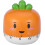Kitchen Timer Mini Cute Vegetable Shape Counters Mechanical Cooking Timer Home Decor(Orange) 1