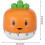 Kitchen Timer Mini Cute Vegetable Shape Counters Mechanical Cooking Timer Home Decor(Orange) 2