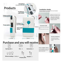 Pocket Hearing Aids for Seniors Rechargeable Noise Canceling Hearing Amplifier Pocket Talker Heari