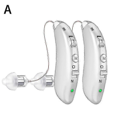 Rechargeable Hearing Aid with Noise Cancellation 48 Hour Battery Life for Seniors