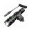 Rechargeable tactical flashlight with adjustable focus, infrared night vision device for covert operations, USB rechargeable 1