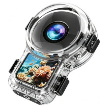 Para Insta 360 X6 Carcasa Invisible para Buceo, Impermeable (60 M), Carcasa Protectora para Buceo Subacuático