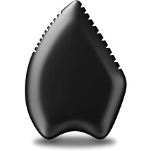 Nástroj na tvár: Nástroje Gua-Sha z čierneho nefritového kameňa, nástroj na masáž celého tela z prírodných kameňov Bian na krk/ram