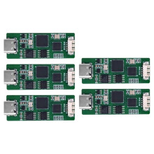 5 Stück AHD-zu-USB-C-Adapter, Plug-And--Fähig, Treiberlos, für AHD-Videosignal und Audioeingang, für Windows, für Android und MacOS