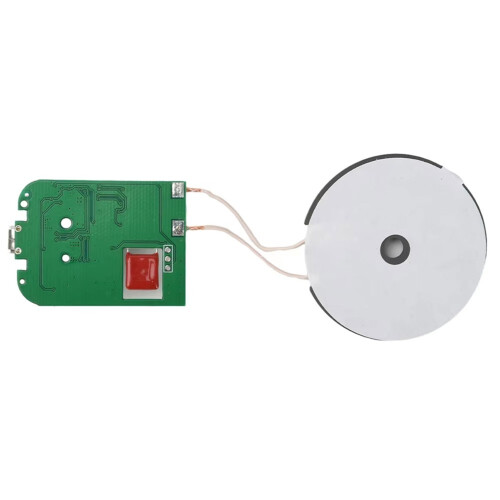 Módulo de Carga Inalámbrica de 5-9 V y 5-15 W, Módulo Transmisor PCBA, Interfaz Micro-USB/Tipo-C Compatible con el Protocolo PT C 2
