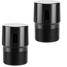 Paquete de 2 Tapas de Ventilación para Vehículos Recreativos ABS con Rosca NPT 1-1/2" - Tapas de Salida de Tubería Resistentes A Intemperie para