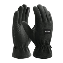 WEST BIKING Guanti Termici Touchscreen In Pile per Ciclismo, Guanti Caldi Touchscreen per Bici e Monopattino Elettrico L A