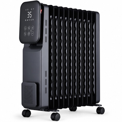 MYLEK (2kW) Oil Filled Radiator Digital LED Display Wifi Enabled Timer