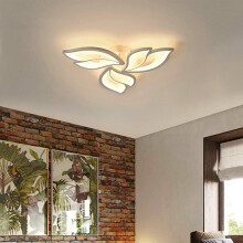 Modern LED Ceiling Lamp Leaf Shape Ceiling Light Lighting 3 Colours Ceiling Light for Bedroom Dining Room 36W