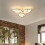 Modern LED Ceiling Lamp Leaf Shape Ceiling Light Lighting 3 Colours Ceiling Light for Bedroom Dining Room 36W 1