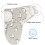 Callowesse Newborn Swaddle 0-3m Magical Kingdom x3 6