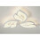 Modern LED Ceiling Lamp Leaf Shape Ceiling Light Lighting 3 Colours Ceiling Light for Bedroom Dining Room 36W 2