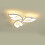 Modern LED Ceiling Lamp Leaf Shape Ceiling Light Lighting 3 Colours Ceiling Light for Bedroom Dining Room 36W 4