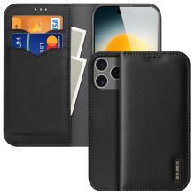 Coque DUX DUCIS pour iPhone 17 Pro avec protection RFID - Noire