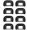8x Camera Eyecup Eyepiece for  Ef Replacement Viewfinder Protector for   350D 400D 450D 500D 550D 600D 1