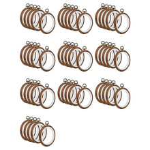 50 Pièces Cerceaux de Broderie Imité Bois Broderie Cercle Rond Cadre D'Affichage Cercle pour Art Artisanat Couture et Suspension