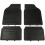 Automatten Set Gummi 4-teilig Schwarz/Rot 1