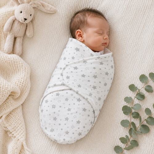 Callowesse Newborn Swaddle 0-3m Starry Night x3