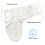 Callowesse Newborn Swaddle 0-3m Starry Night x3 6