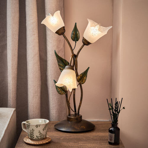 (Table Lamp) Visconte Pienza Floral Lights 1