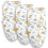 Callowesse Newborn Swaddle 0-3m Curious Cubs x3 2