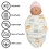 Callowesse Newborn Swaddle 0-3m Curious Cubs x3 4