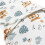 Callowesse Newborn Swaddle 0-3m Curious Cubs x3 9