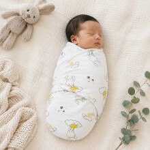 Callowesse Newborn Swaddle 0-3m Bunny Dreams x2