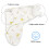 Callowesse Newborn Swaddle 0-3m Bunny Dreams x2 6