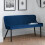 Luxe High Back Bench - Blue 1