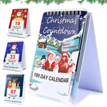 100 Day Christmas Countdown Calendar 2026, Christmas Advent Calendar