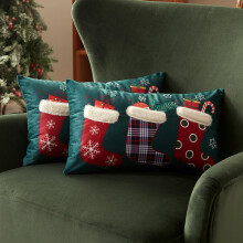 Sonvie Christmas Cushion Covers Set Of 2,Christmas Stockings Decor 30x50