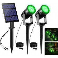 Solar Spotlights Outdoor Garden, IP65 Waterproof Solar Uplighters