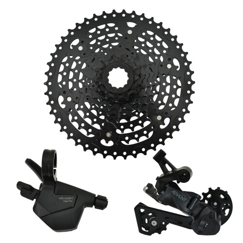 microSHIFT ADVENT 1x9 Speed 11-46T MTB Groupset Designed to Survive, MIS2817