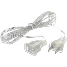 Clear Outdoor String Light Extension Cord Waterproof Flexible Transparent Cable for Indoor/Outdoor LED Fairy Lights, Christmas Decorations