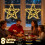 Star Christmas Window Lights Battery Operated, 33CM, 2 Pack, Warm 4