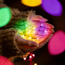 Fairy Lights LED String Lights Battery Operated for Bedroom Party Wedding Christmas Decorations F1-YXCD (1, Mix)
