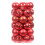 Sea Team 41-Pack Shatterproof Christmas Baubles 60mm Red 1