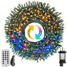 30M 300 LED Christmas Tree Lights Outdoor Color Changing String Lights with Remote Timer