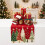 Christmas Table Runner,Red 30x180cm Xmas Tree Table Runner Decorations 4