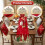 Christmas Table Runner,Red 30x180cm Xmas Tree Table Runner Decorations 3