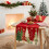Christmas Table Runner,Red 30x180cm Xmas Tree Table Runner Decorations 7
