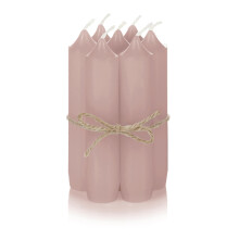 Nordstern Taper Candles Sahara Pack of 6 - Small Candles for Candle Holders, Advent Wreath or as Tree Candle