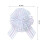 5 Pcs White Pull Bows, 6 Inch Large Organza Gift Wrap Ribbon Pull Bow 2