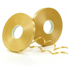 Golden PVC Curling Ribbon,Gold Ribbon,Balloon Ribbon,Pack of 2