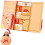 24 Box Advent Calendar, DIY Foldable Christmas Countdown Gift Boxes- Gold 1